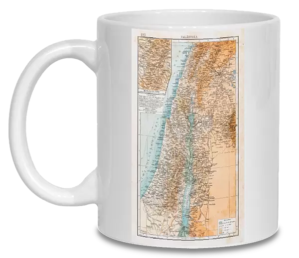 Map of Palestine 1896