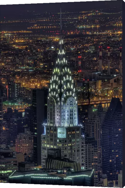 Chrysler Building at night