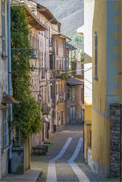 The village of Orta San Giulio on Lake Orta, Italy