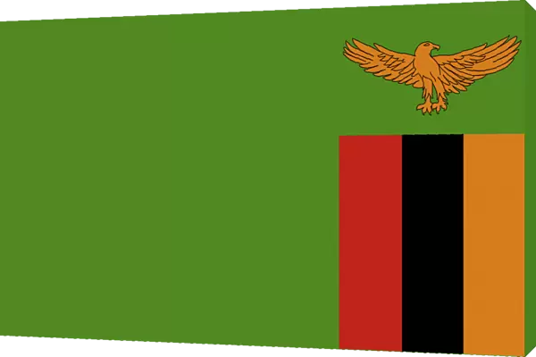 Zambia Flag Illustration