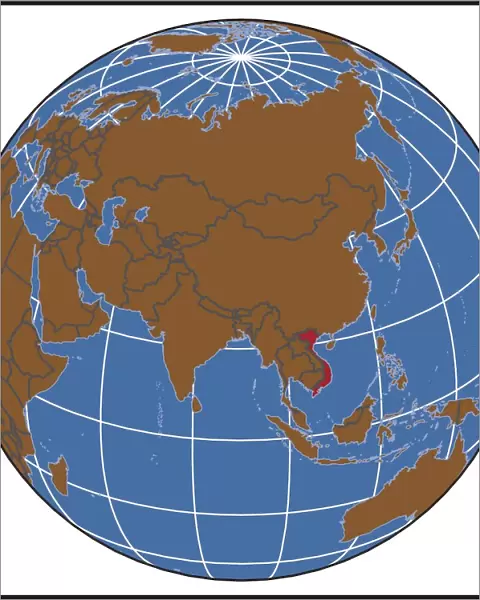 Vietnam locator map