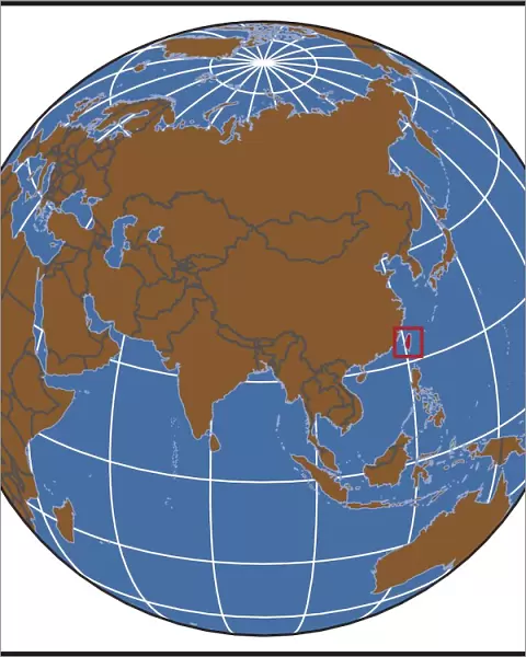 Taiwan locator map