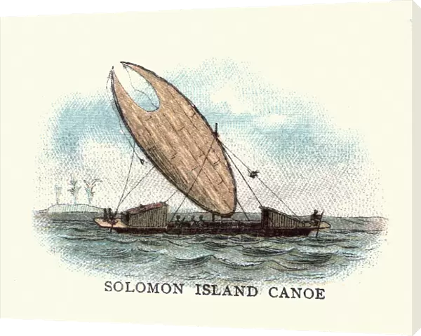 Solomon Islands Canoe, 19th Century