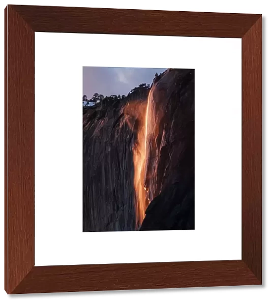 Yosemite Firefall at Horsetail Fall in Yosemite Valley, Yosemite National Park