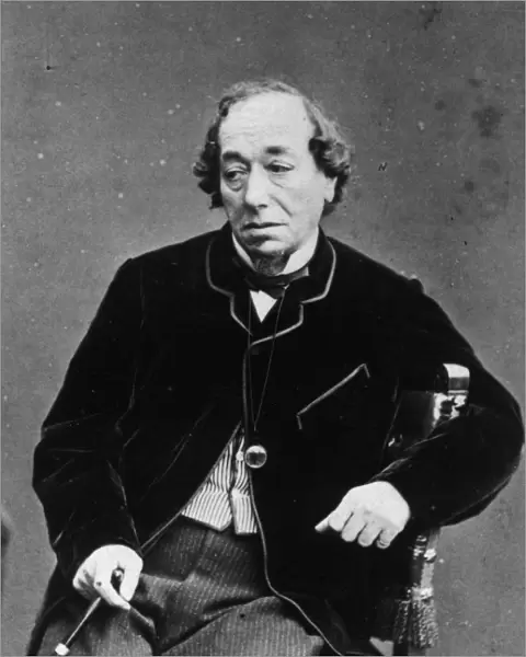 Disraeli. circa 1860: Benjamin Disraeli (1804 - 1881) British Statesman, Prime Minister