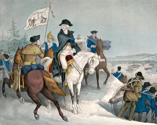 George Washington Crosses the Delaware River, 1776
