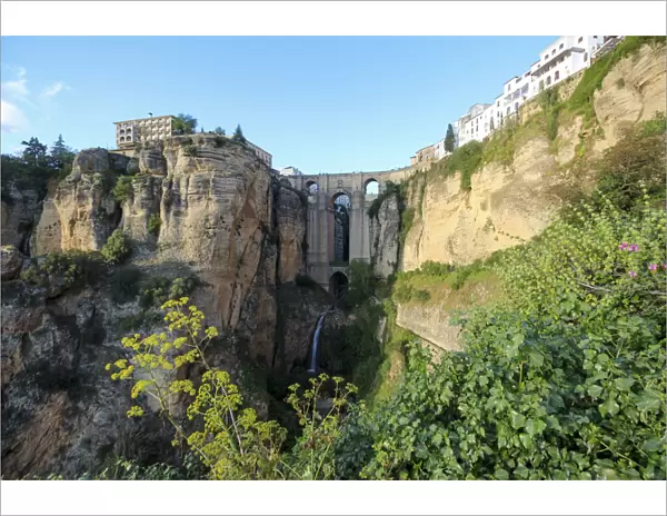 The Puente Nuevo bridge in Ronda, spanning the deep canyon of the Guadalevin River