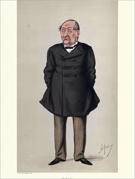Vanity fair caricature of William Vesey-FitzGerald, Victorian Governor of Bombay 19thj
