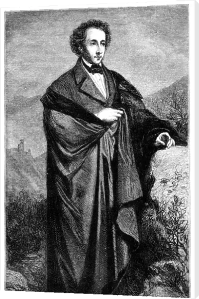 Composer Felix Mendelssohn Bartholdy from 1866