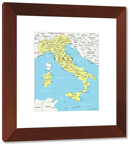 Italy Reference Map