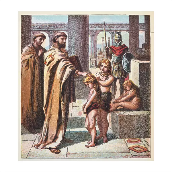 Pope Gregory I and the Anglo-Saxon children