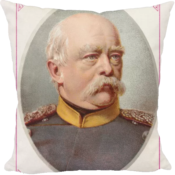 Otto von Bismarck (German statesman, 1815-1898), chromolithograph, published in 1887