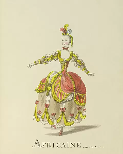 Africaine (African) - example illustration of a ballet character