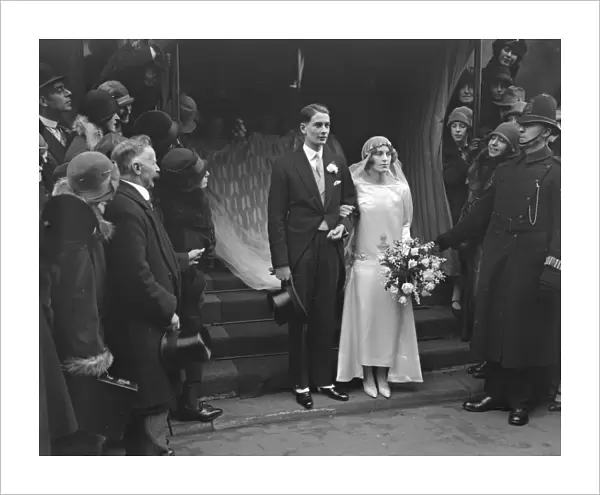 Wedding of Hon Maurice Lubbrock and Hon Adelaide Stanley at St Georges Hanover
