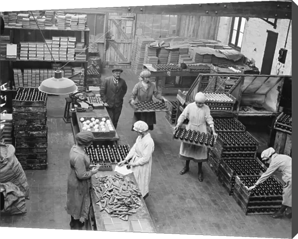 Manufacture of cork balls at Chingford General view of the house 28 November 1922