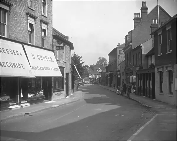A view looking down the High Street, Bexley, Kent