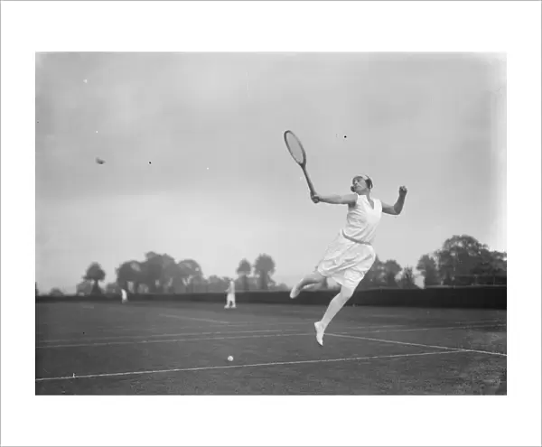 The Surbiton tennis tournament. Miss Violette Lermittes graceful Lermittes graceful play