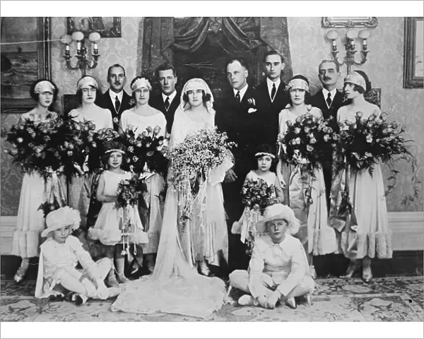 Canadas Royal Romance. The wedding took place at Ottawa, Canada, of Prince Erik of Denmark