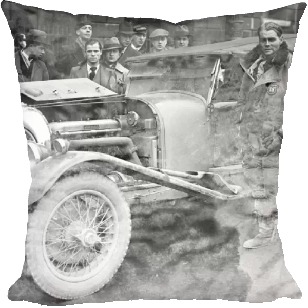 R Grant Ferris, Monte Carlo Rally driver. January 1935