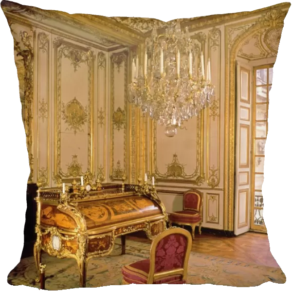 The Kings cabinet de travail (study) at Versailles. The Sun King by Nancy Mitford