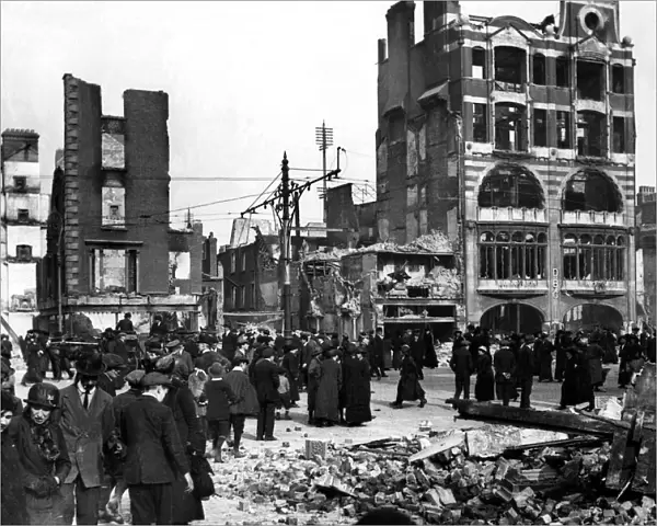 O Connell Street, Dublin, after the Insurrection Easter Week 1916