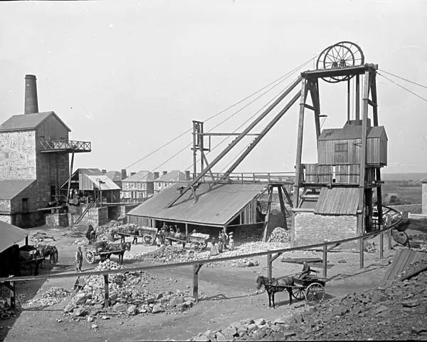 East Pool Mine, Illogan, Cornwall. 1895