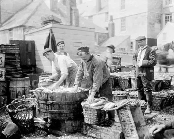 Sloop Inn, St Ives, Cornwall. 1904
