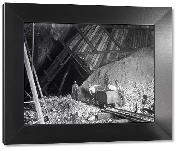 Dolcoath Mine, Camborne, Cornwall. March 1904