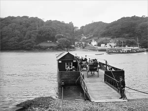 King Harry Ferry, Feock, Cornwall. After 1888