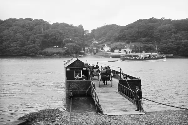 King Harry Ferry, Feock, Cornwall. After 1888