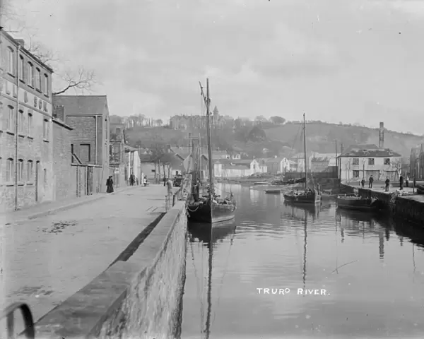Back Quay and Lemon Quay, Truro, Cornwall. 1900s