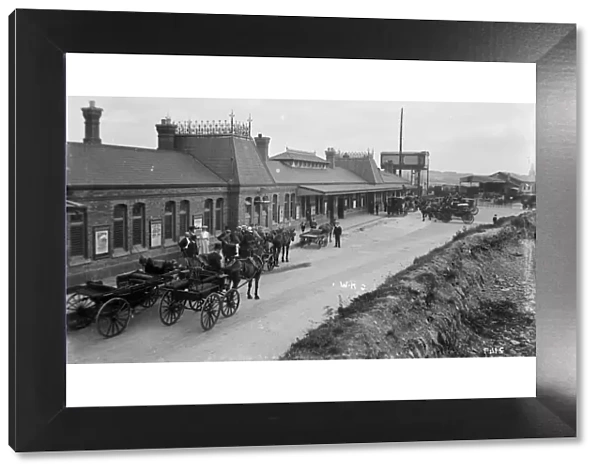 Truro railway station, Cornwall. Early 1900s