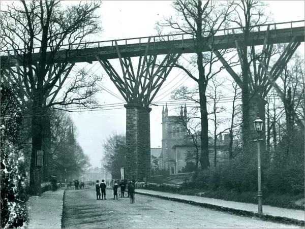 Carvedras Viaduct, St Georges Road, Truro, Cornwall. Before 1902