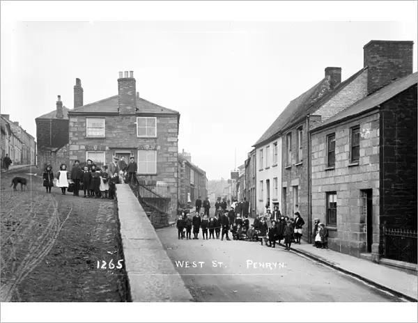 West Street, Penryn, Cornwall. Around 1904