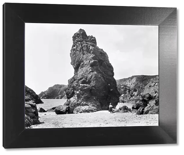 Steeple Rock, Kynance Cove, Landewednack, Cornwall. 1899