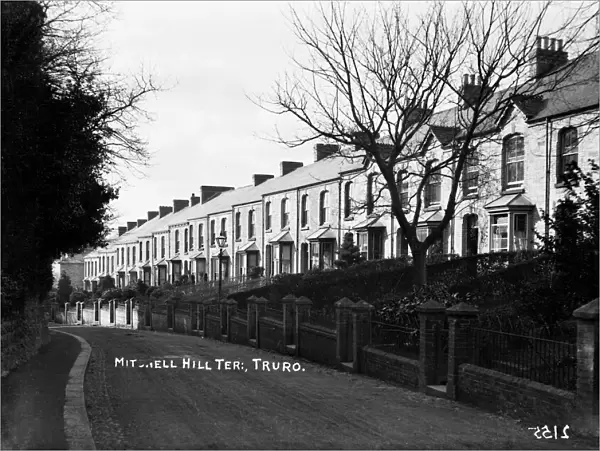 Mitchell Hill Terrace, Truro, Cornwall. Early 1900s
