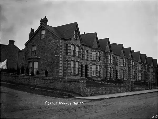 Cotehele Terrace, Truro, Cornwall. Probably 1906