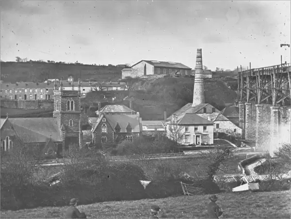 Carvedras Smelting Works, Truro, Cornwall. Around 1870