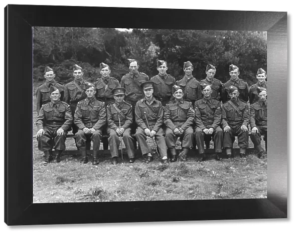 Penhallow Home Guard, Perranzabuloe, Cornwall. 1940