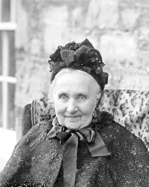 Mrs Phillips of Goonere, Scorrier, Gwennap, Cornwall. October 1907