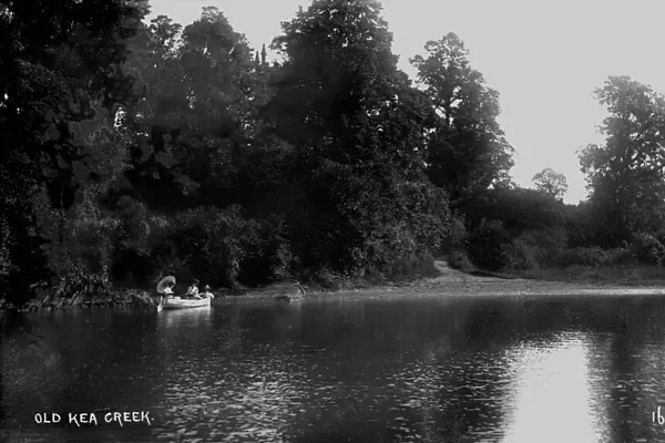 Old Kea Creek, Kea, Cornwall. Early 1900s