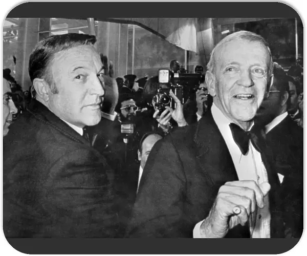 American Actors Gene Kelly (L) and Fred Astaire Cannes Film festival Pose