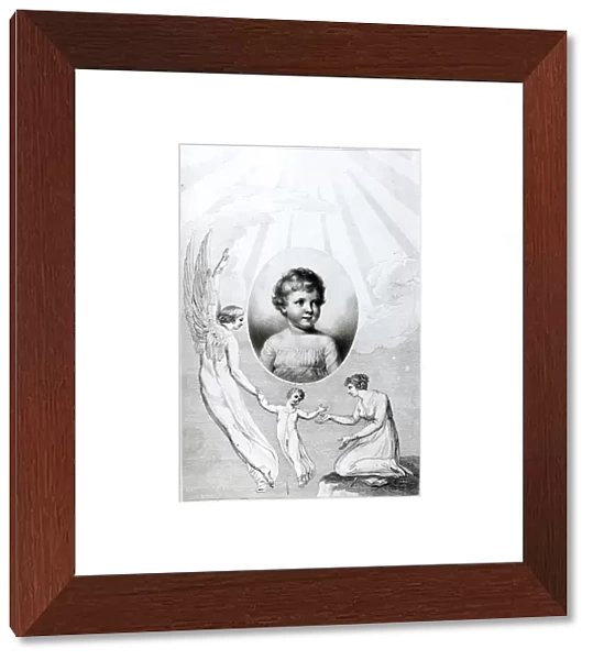 Mary Wollstonecraft Shelley (1797-1851) as a child, engraved by Robert Hartley Cromek