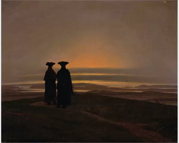 Sunset (Brothers) c. 1830-35 (oil on canvas)
