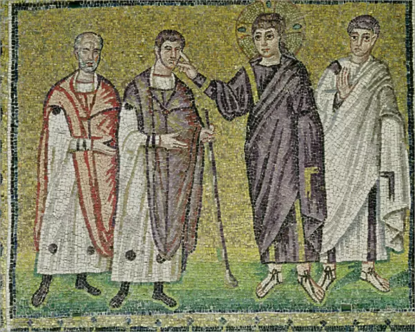 The Healing of Two Blindmen from Jericho, Scenes from the Life of Christ (mosaic)