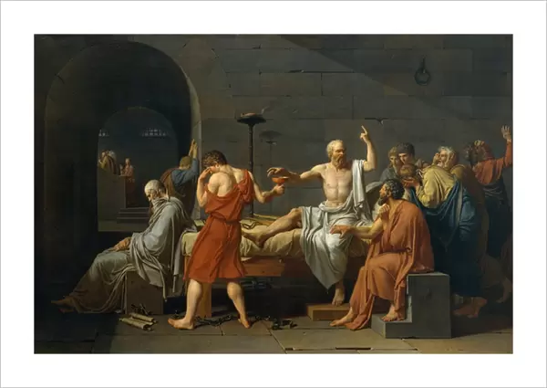 The Death of Socrates, 1787 (oil on canvas)