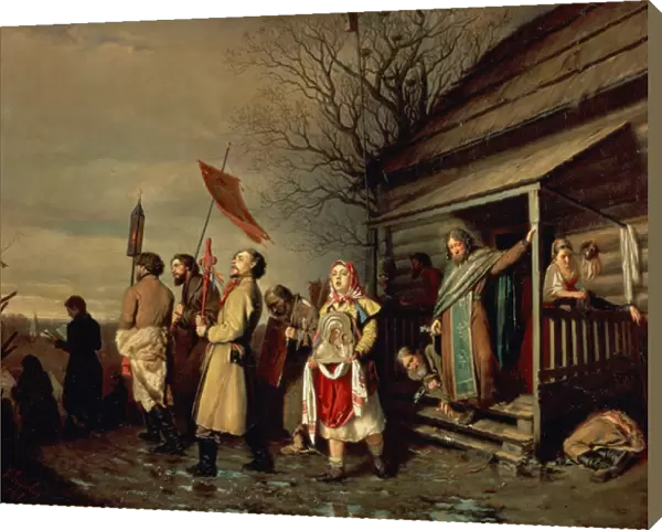 Easter Procession, 1861 (oil on canvas)