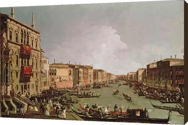 A Regatta on the Grand Canal, c. 1735 (oil on canvas)