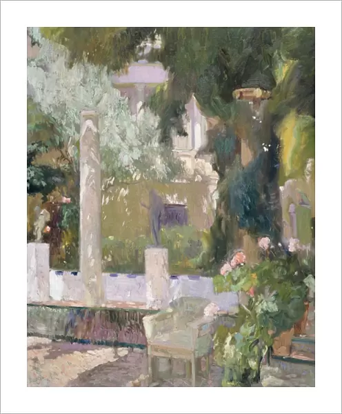 The Gardens at the Sorolla Family House, 1920 (oil on canvas)