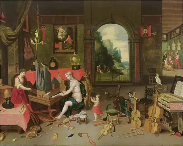 Allegory of Hearing (oil on canvas)